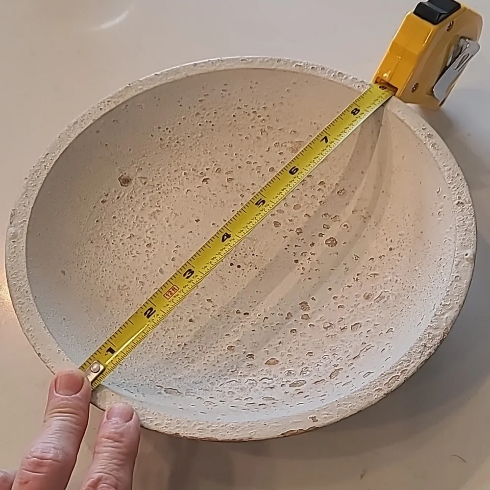 Distressed Vintage PB Cream Textured Bowl